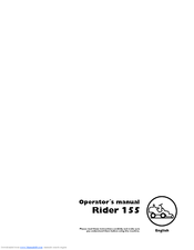 Used husqvarna rider 155