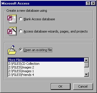 Open microsoft access file